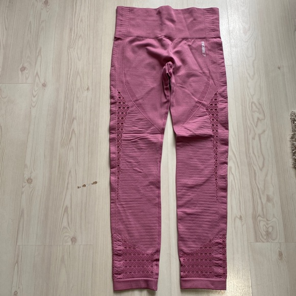 Gymshark Dusty Pink Energy Seamless Leggings - Picture 3 of 6